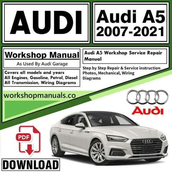 Audi A5 Workshop Repair Manual PDF Download