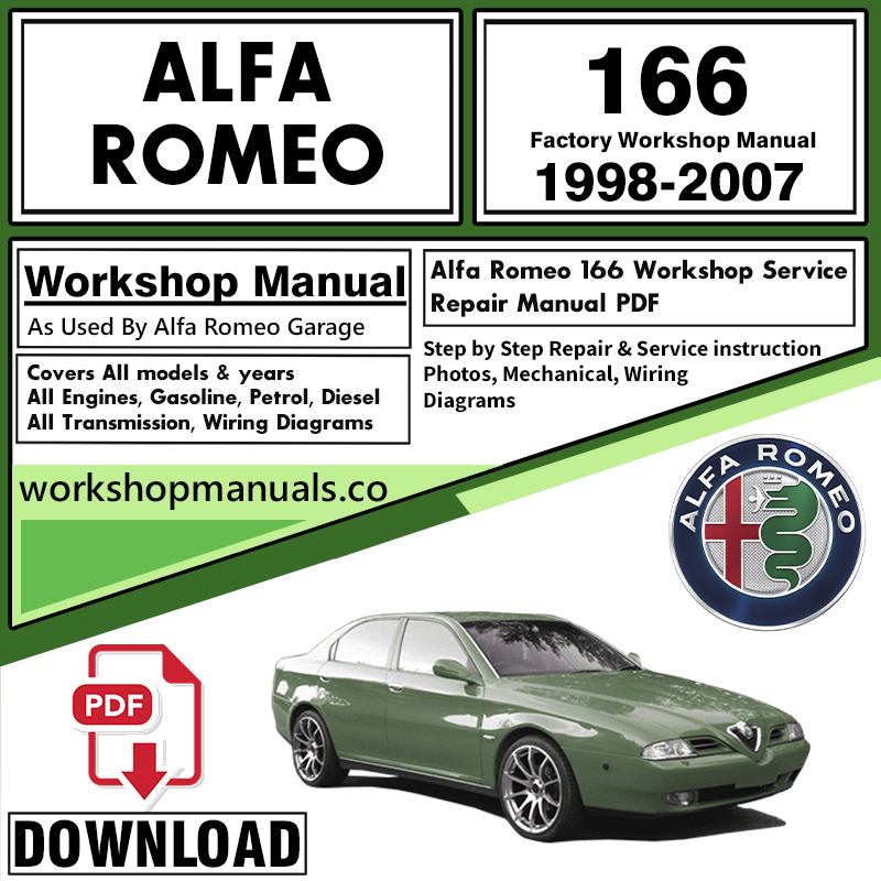 Alfa Romeo 166 Workshop Repair Manual Download