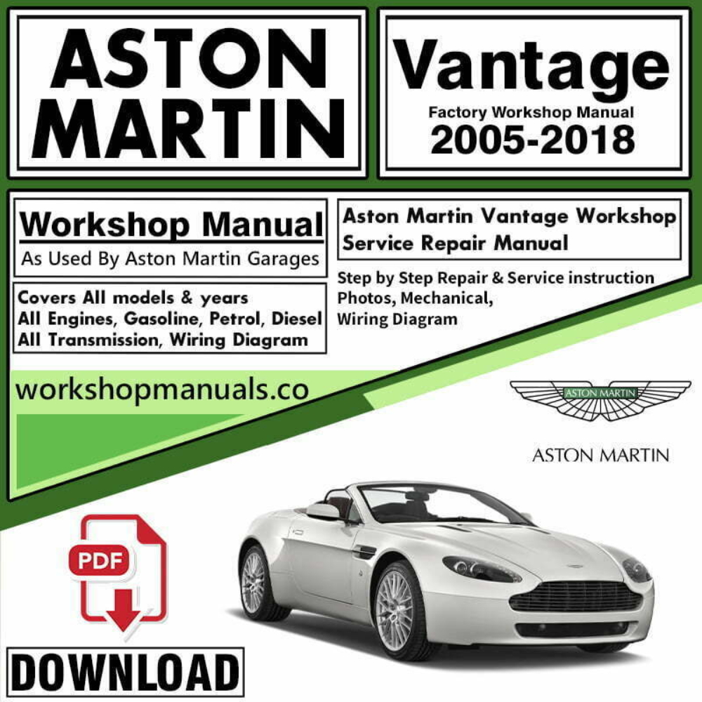 Aston Martin Vantage Manual Download
