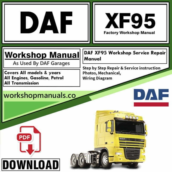 DAF 95XF Workshop Repair Manual