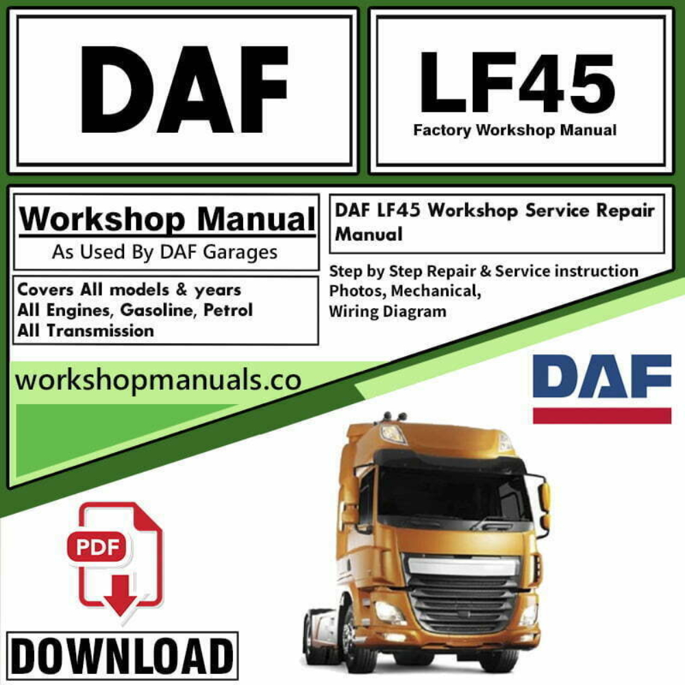 DAF LF45 Workshop Repair Manual