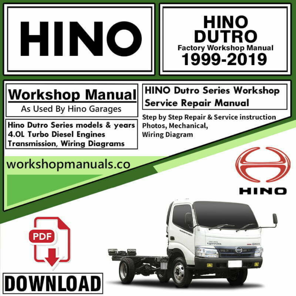 Hino Dutro Manual Download