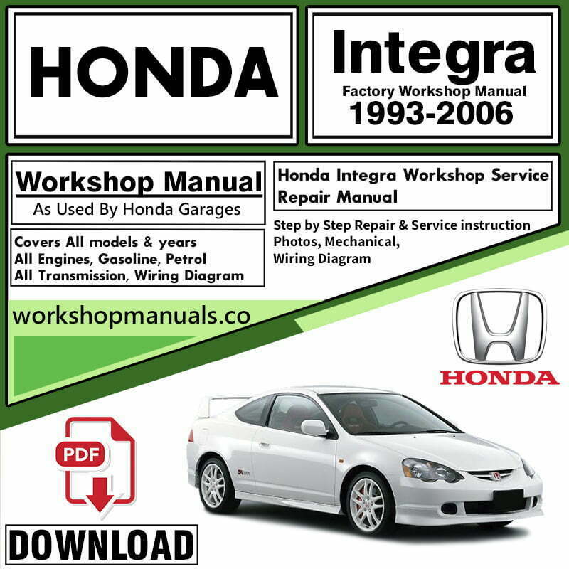 Honda Integra Workshop Repair Manual PDF Download