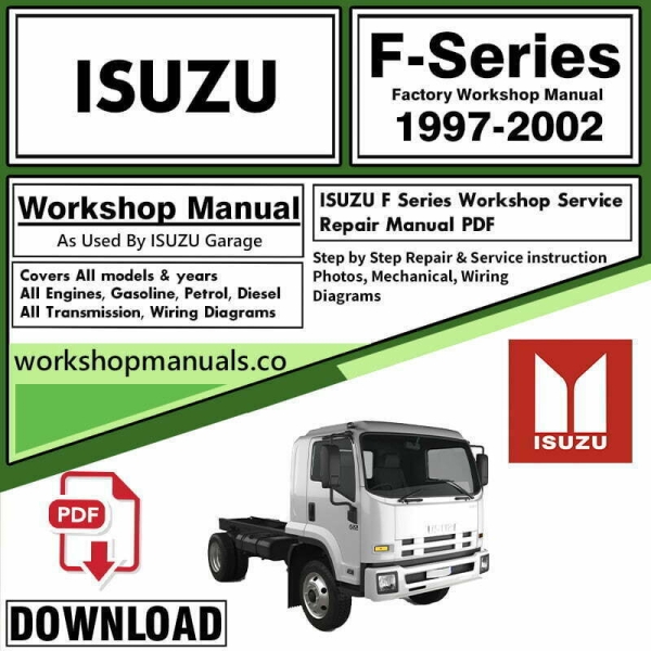 ISUZU F Series Workshop Repair Manual