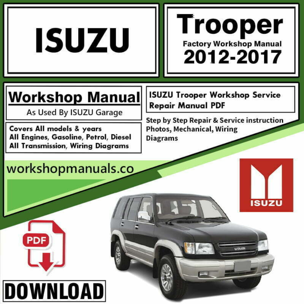 ISUZU Trooper Workshop Repair Manual