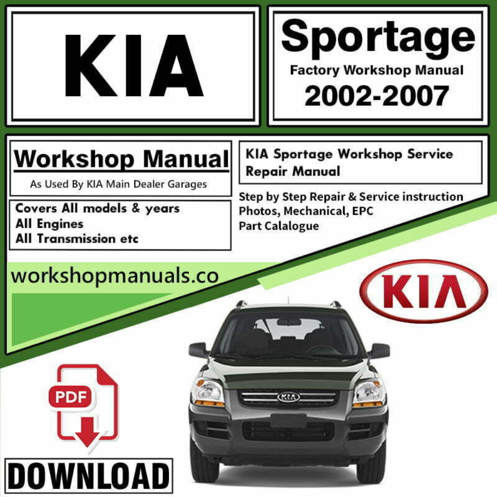 KIA Sportage 2002-2007 Workshop Repair Manual