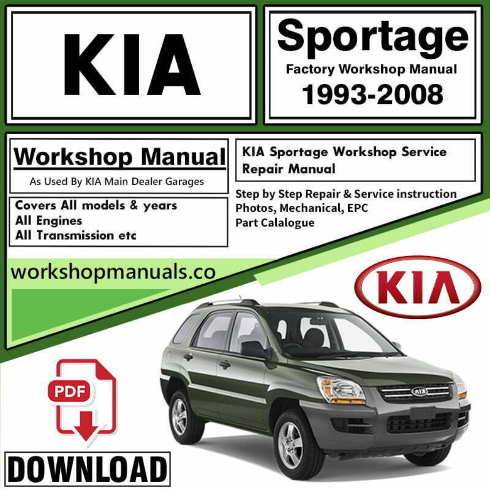 KIA Sportage 1993-2008 Workshop Repair Manual