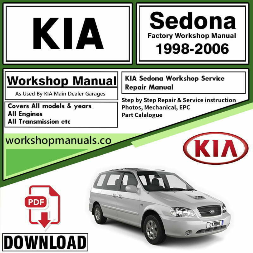KIA Sedona Workshop Repair Manual