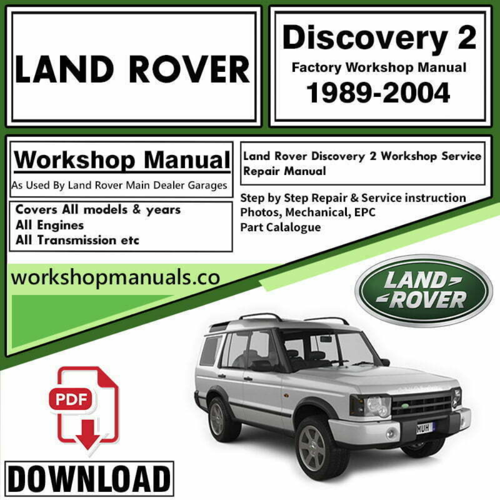 Land Rover Discovery 2 Workshop Repair Manual