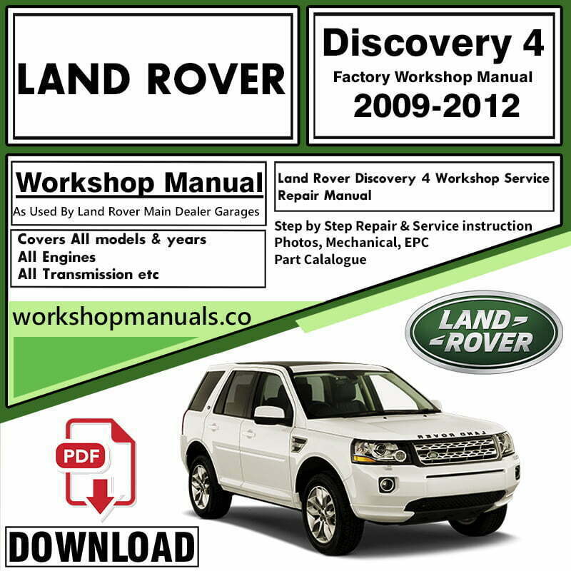 Land Rover Discovery 4 Workshop Repair Manual