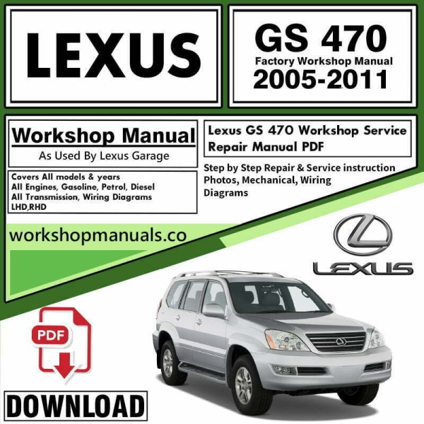 Lexus LX 470 Workshop Repair Manual Download