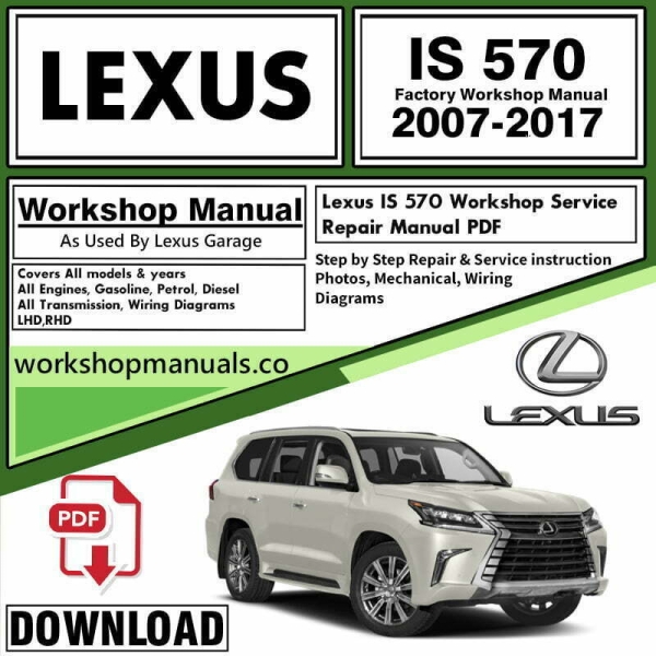 Lexus LX 570 Workshop Repair Manual Download