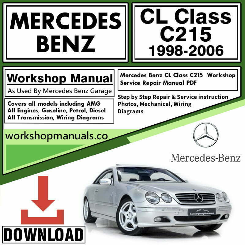 Mercedes C215 CL Class Workshop Repair Manual Download