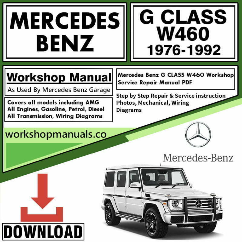 Mercedes G W460 Manual Download