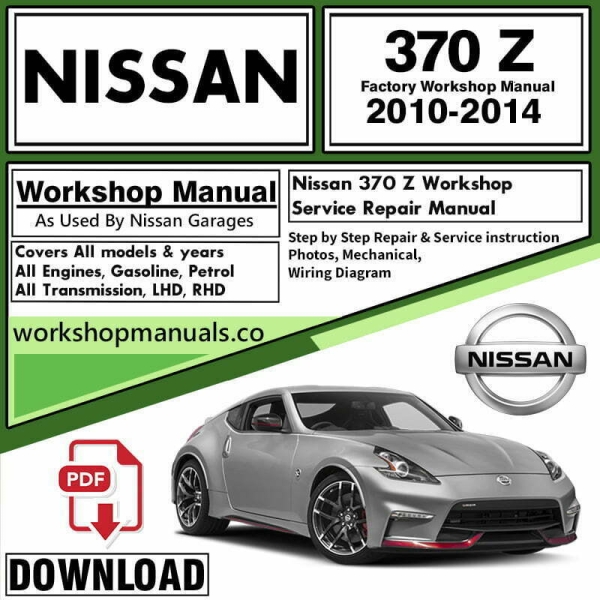 Nissan 370 Z Workshop Repair Manual