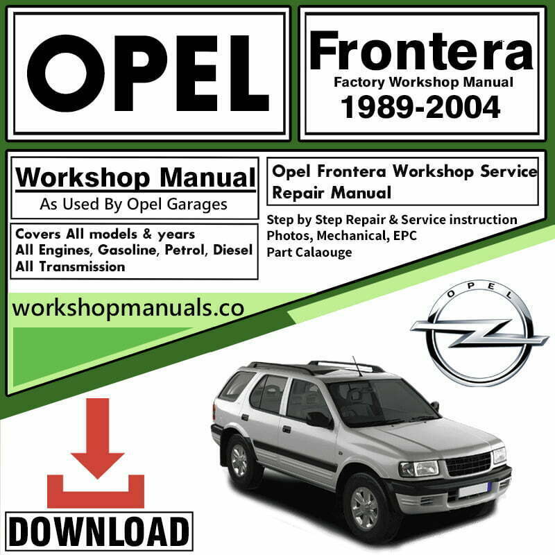 Opel Frontera Manual Download