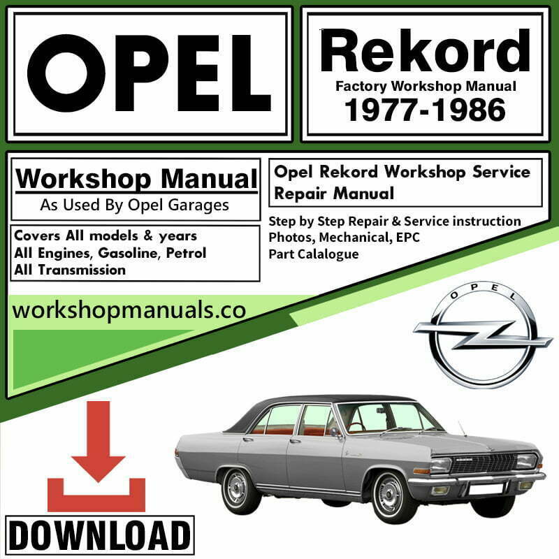 72-77 Seiten: 168 Opel Rekord II - Reparaturanleitung 