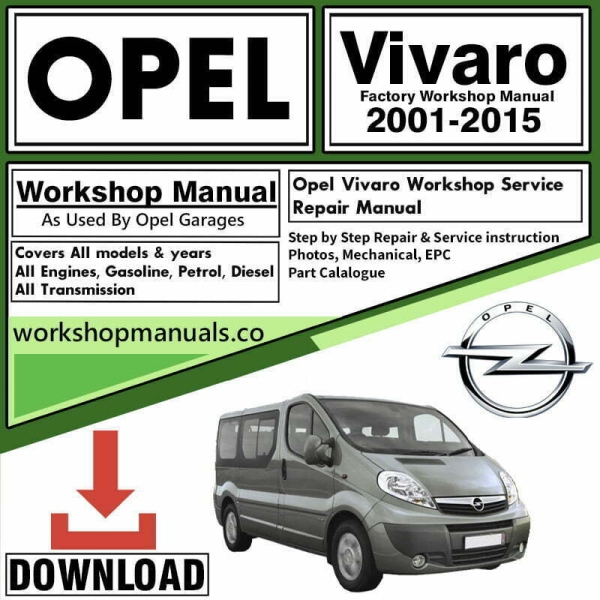 Opel Vivaro Manual Download