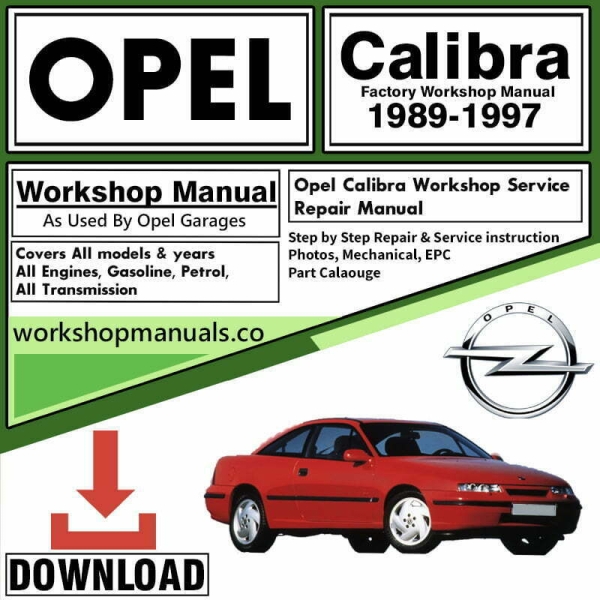 Opel Calibra Manual Download