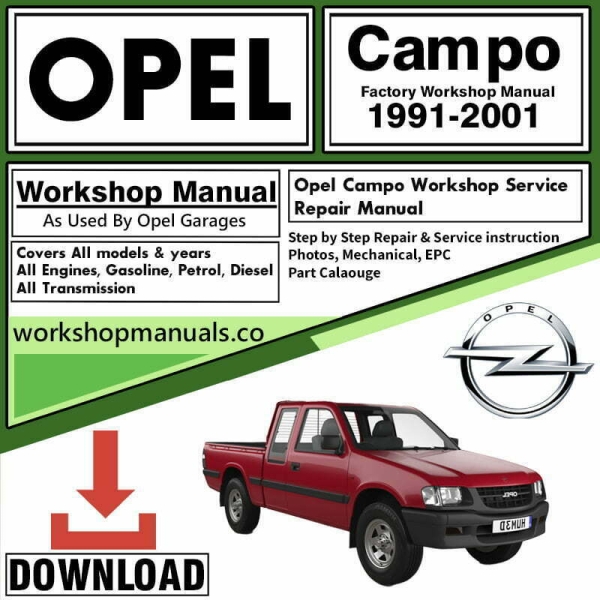 Opel Campo Manual Download