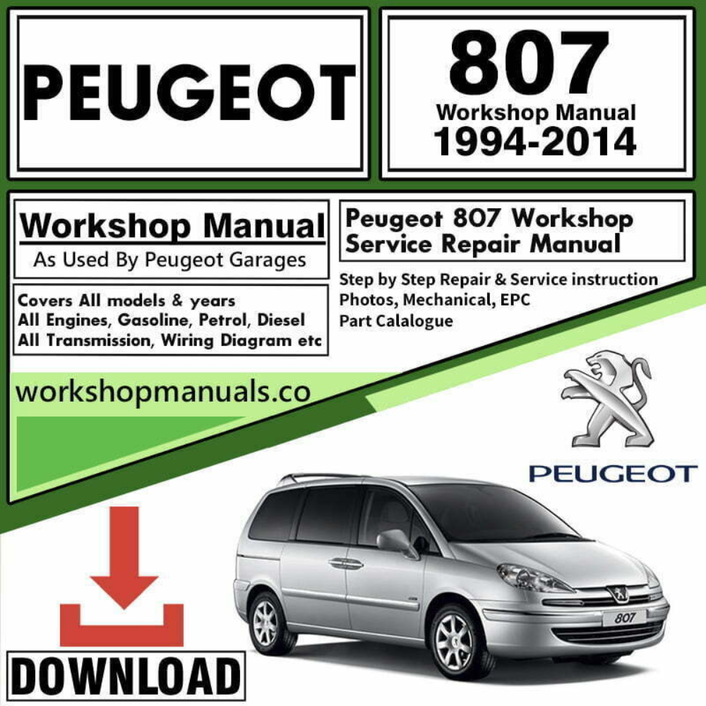 Peugeot 807 Repair Manual Download