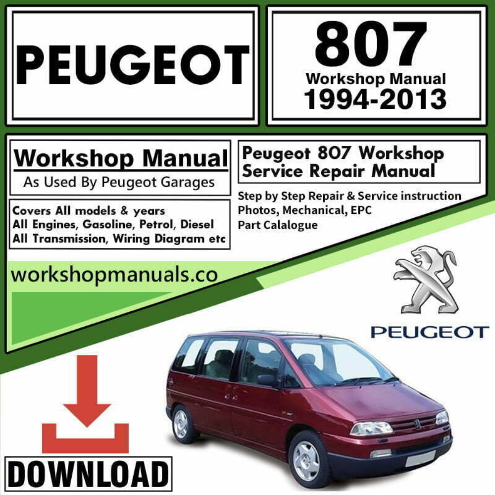 Peugeot 806 Repair Manual Download