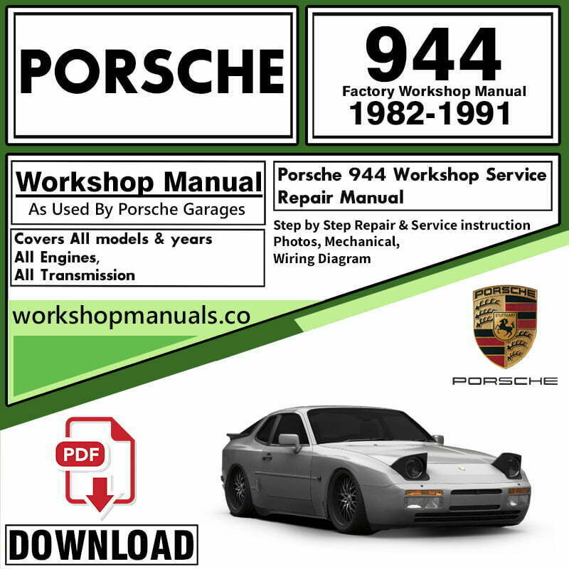 Porsche 944 Workshop Repair Manual
