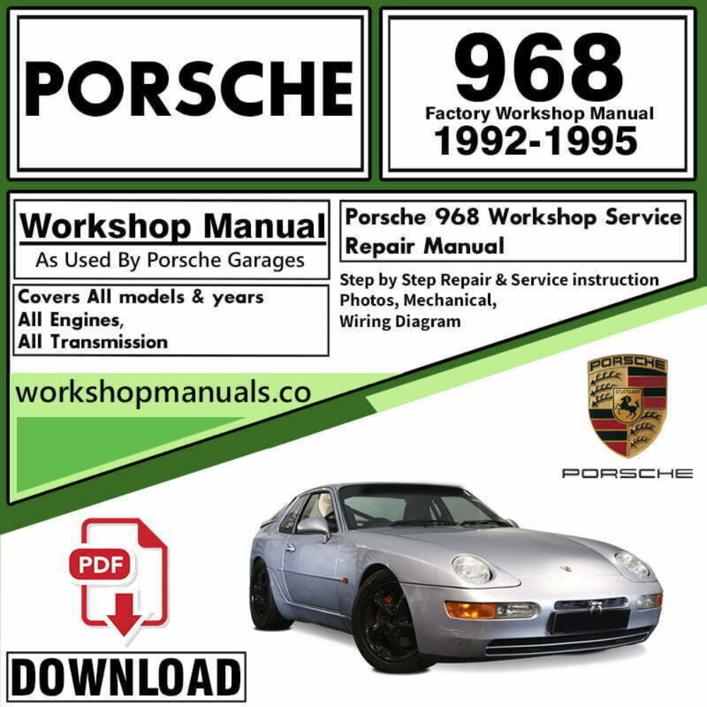 Porsche 968 Workshop Repair Manual