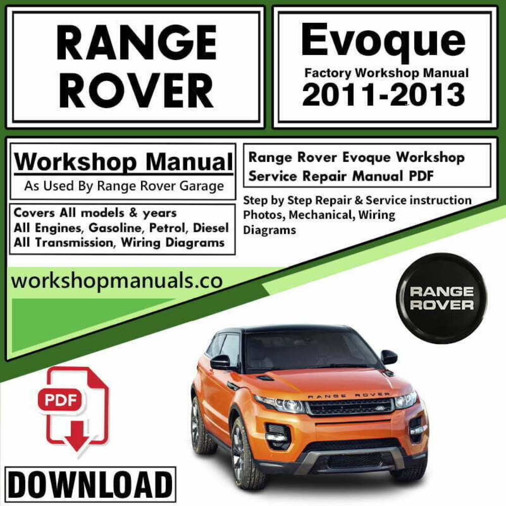 Range Rover Evoque Workshop Manual Download
