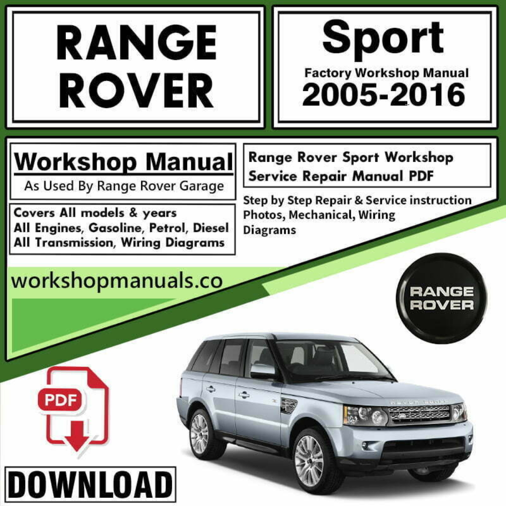 Range Rover Sport Workshop Manual Download