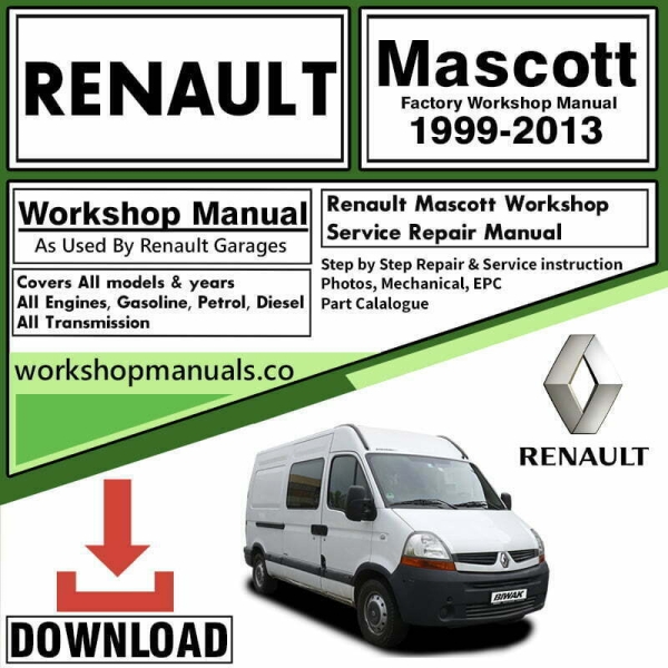 Renault Mascott Workshop Repair Manual Download