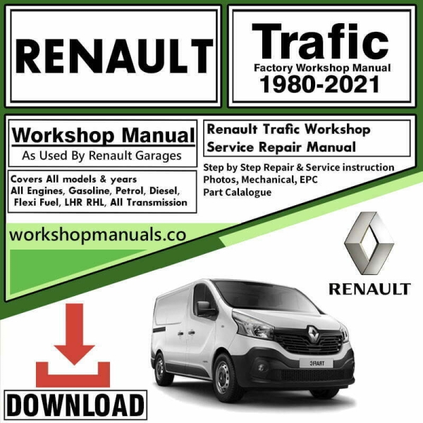 Renault Trafic Workshop Repair Manual Download