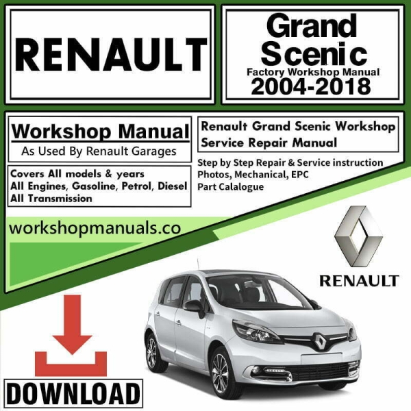 Renault Grand Scenic Workshop Repair Manual Download