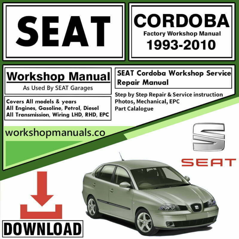 Seat Cordoba Workshop Repair Manual Download