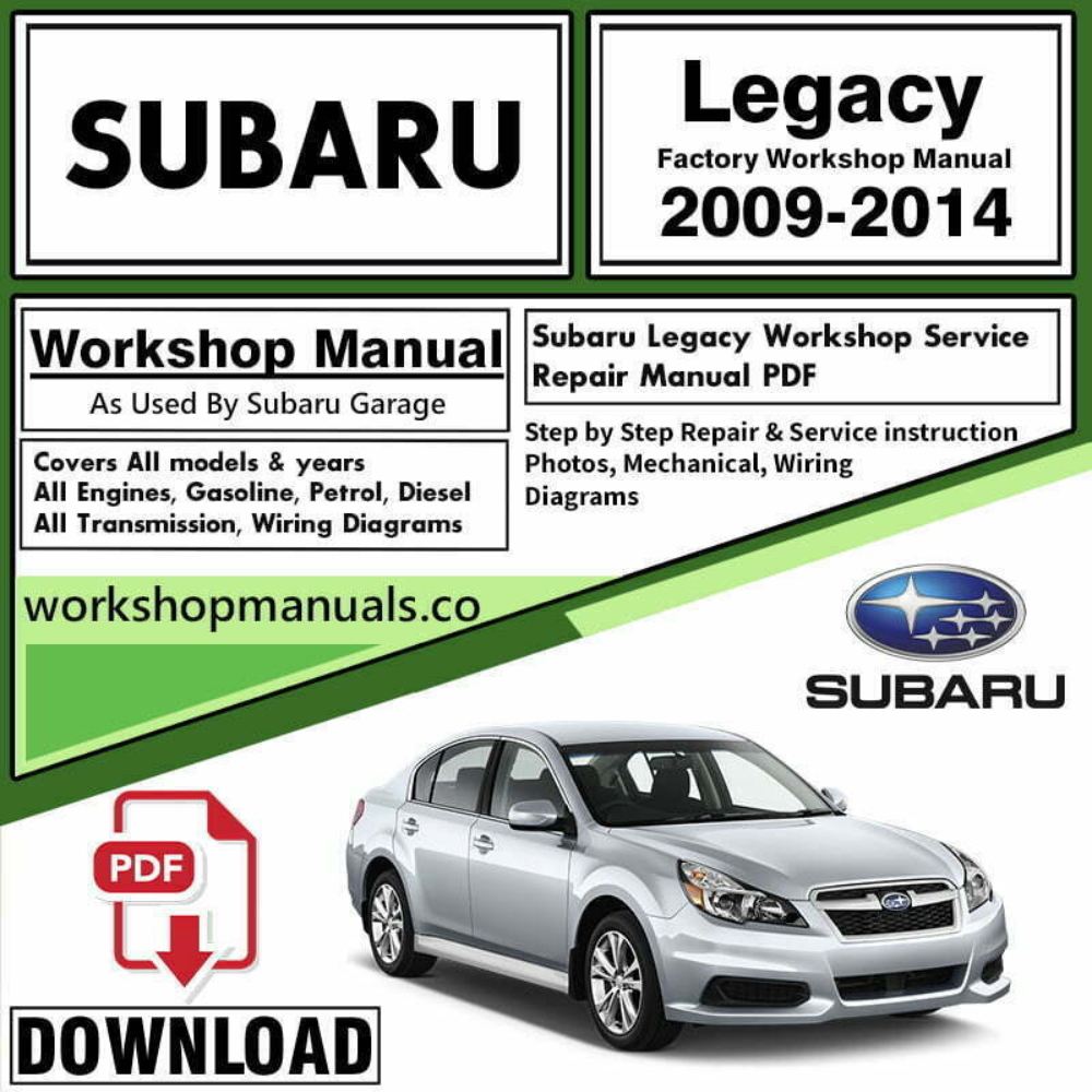 Subaru Legacy Workshop Repair Manual