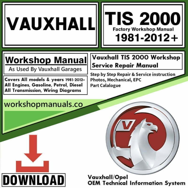 Vauxhall TIS 2000 Manual Download