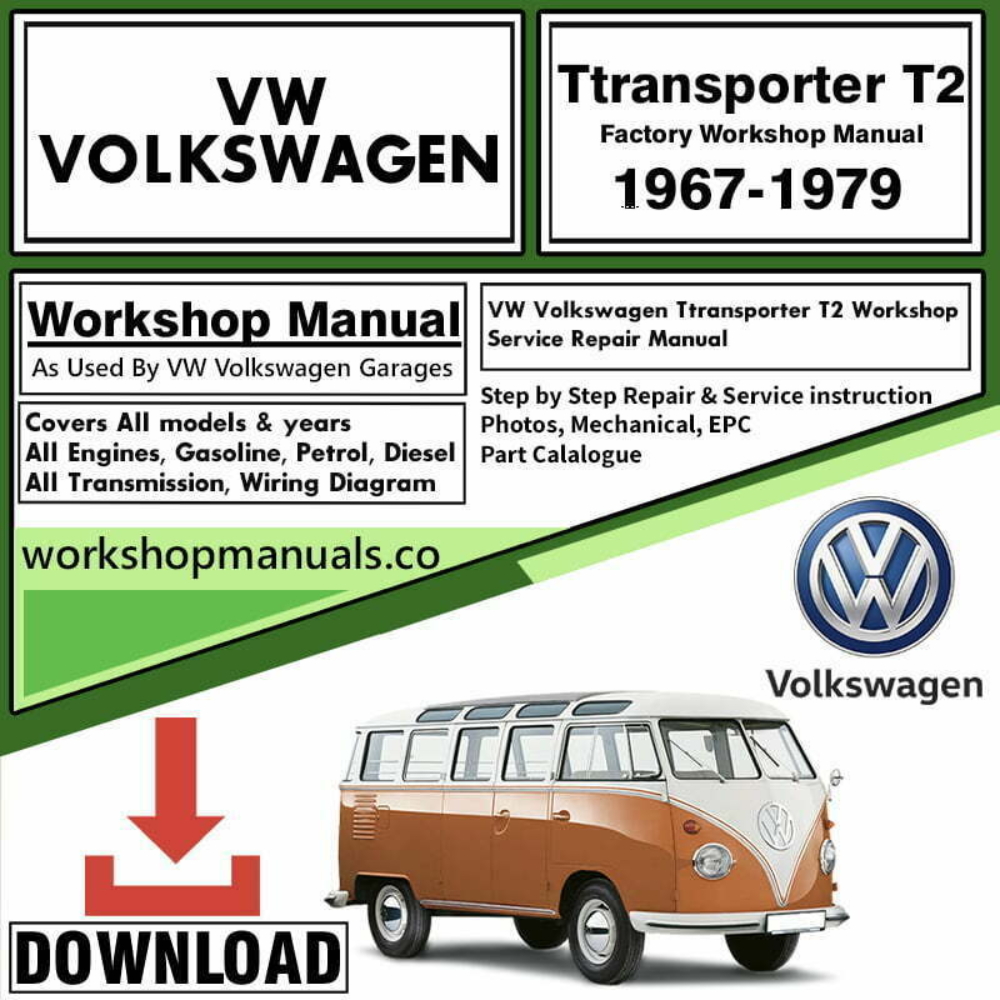VW Volkswagon T2  Manual Transporter Download