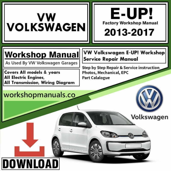VW Volkswagon e-Up! Manual Download