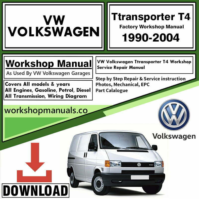 VW Volkswagon T4 Manual Transporter Download