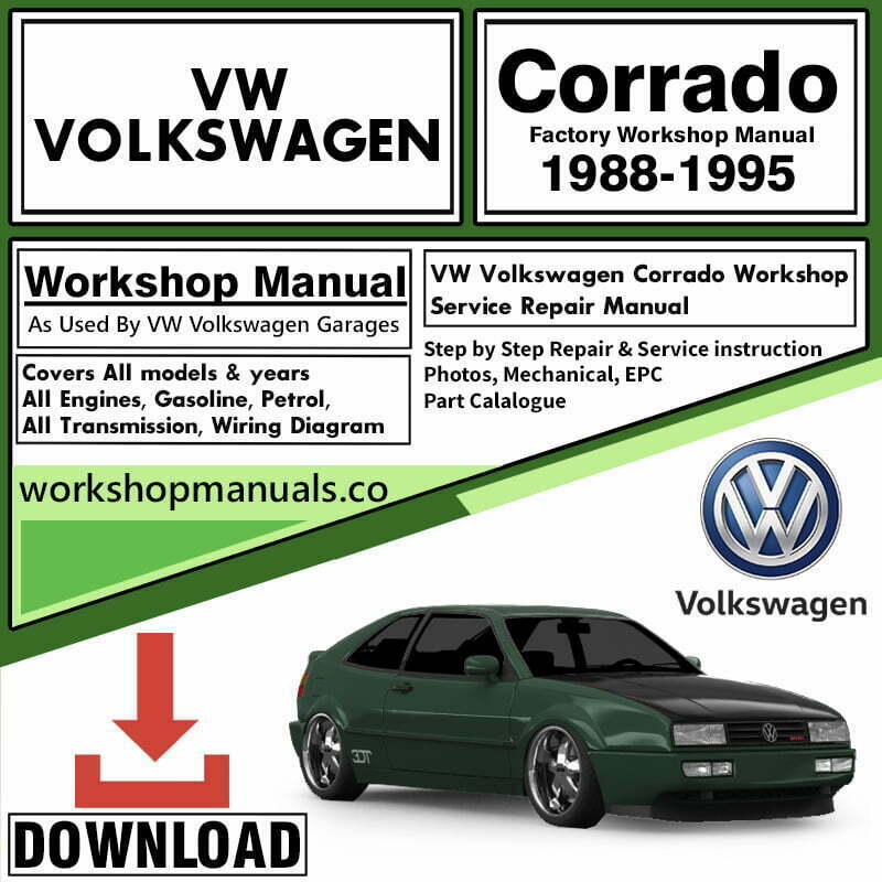Volkswagen Corrado Workshop Repair Manual Download