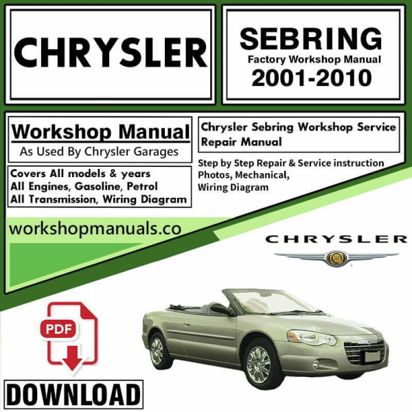 Chrysler Sebring Workshop Repair Manual