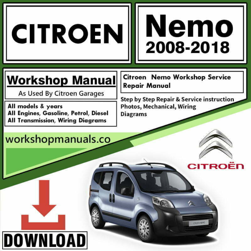 Citroen Nemo Workshop Repair Manual Download
