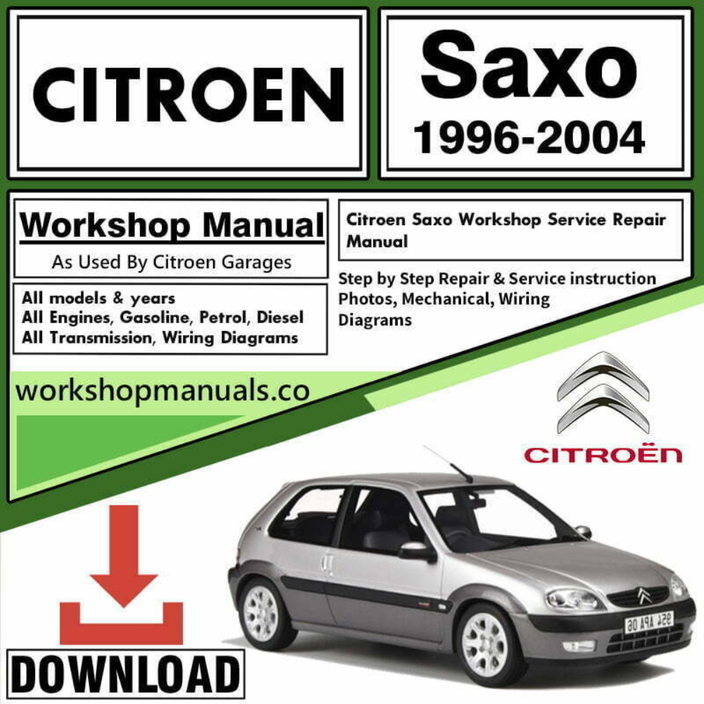 Citroen Saxo Workshop Repair Manual Download
