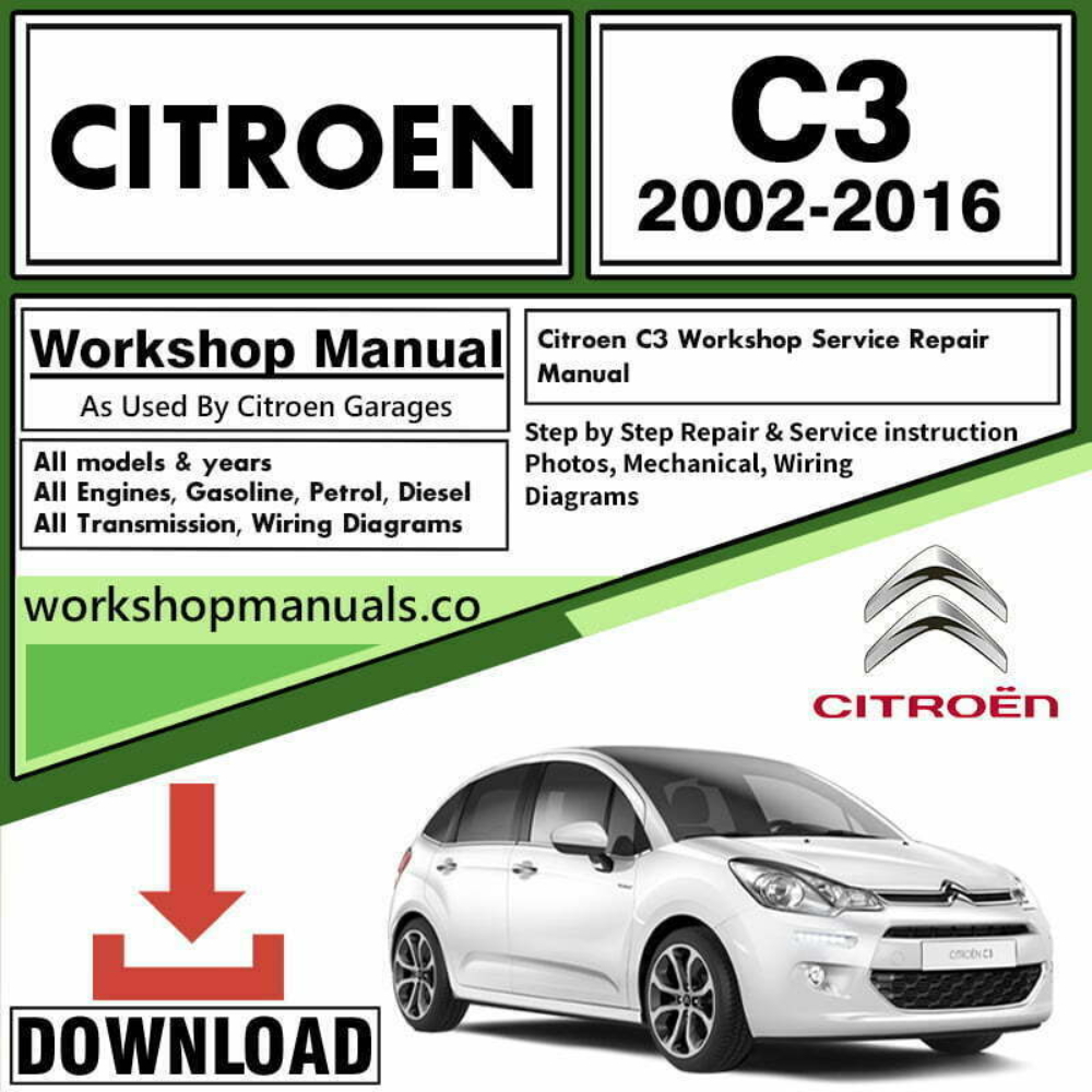Citroen C3 Workshop Repair Manual Download