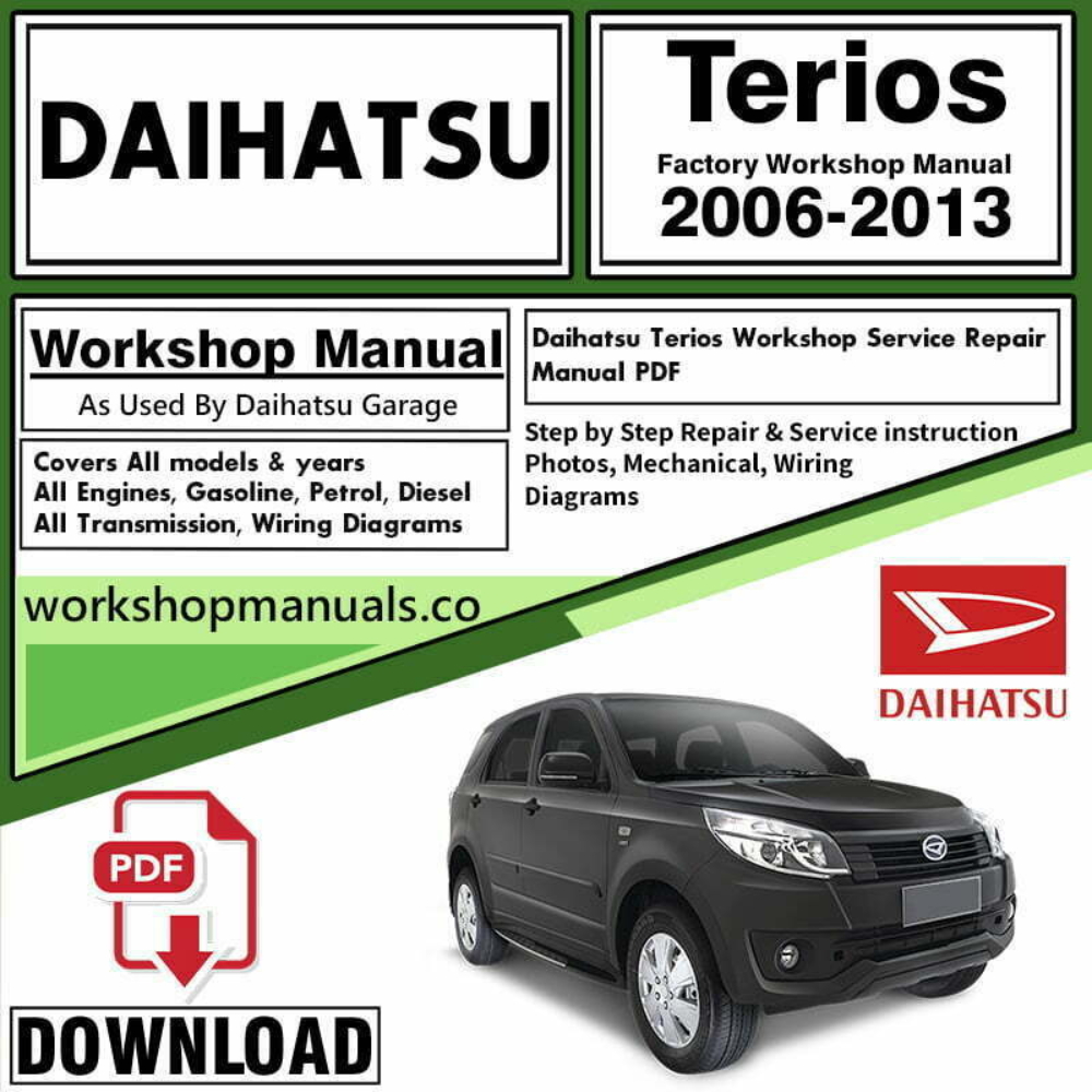 Daihatsu Terios Workshop Repair Manual