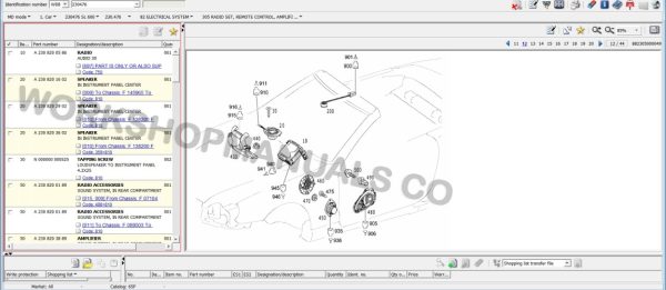 Mercedes C140 CL Class Workshop Repair Manual Download