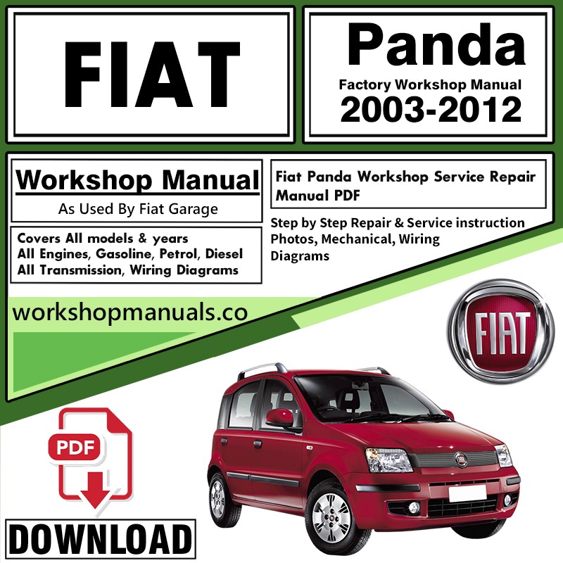 FIAT PANDA TECHNICAL SERVICE MAINTENANCE WORKSHOP REPAIR MANUAL 