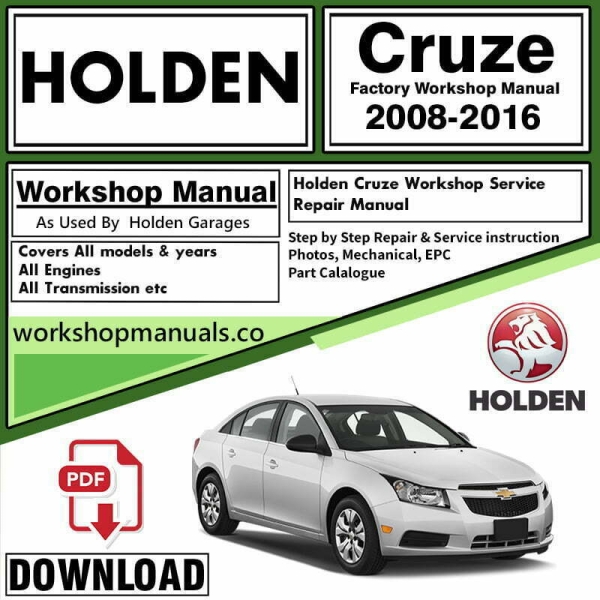 Holden Cruze Workshop Repair Manual