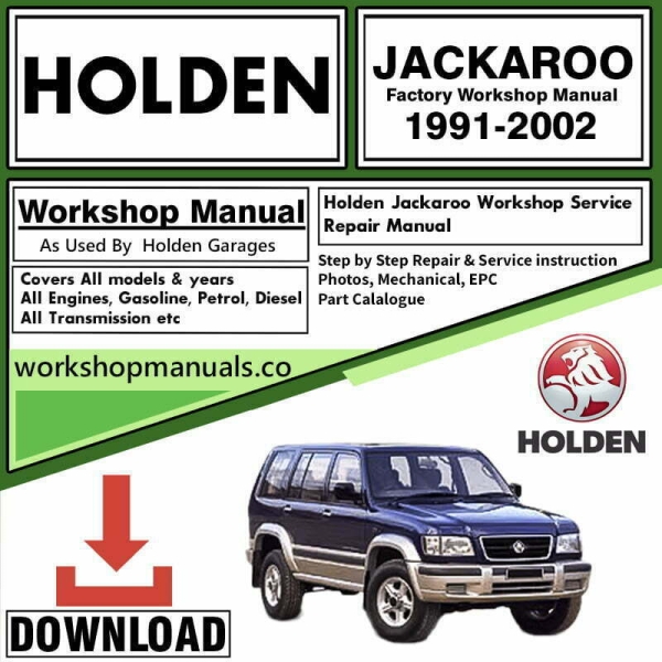 Holden Jackaroo Workshop Repair Manual
