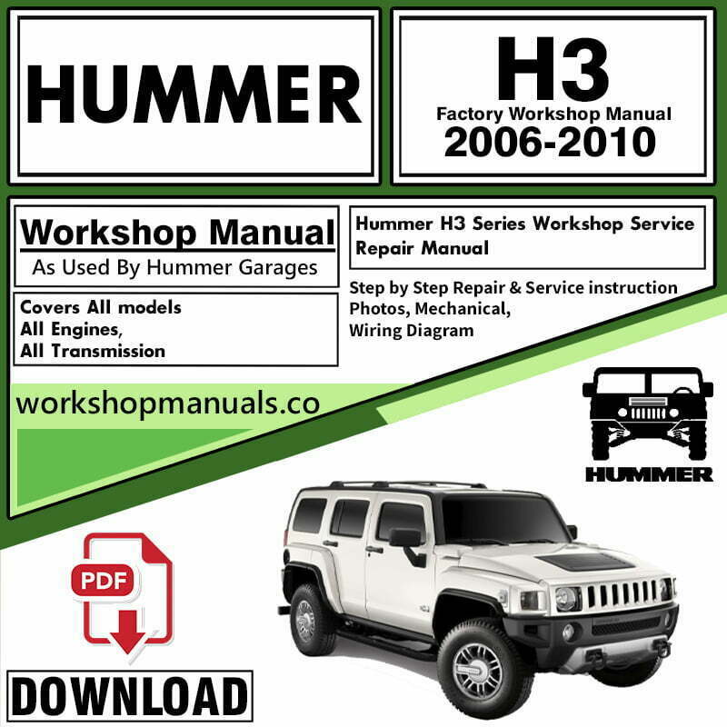 Hummer H2 Work Repair Manual